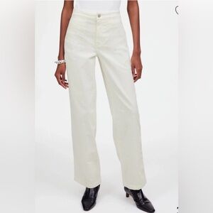 Madewell The Tall Emmett Wide-Leg Pant in Corduroy SZ 28